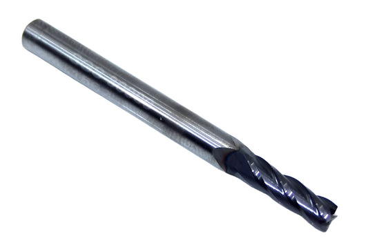 30000 Kyocera SGS 5/32" Carbide 4 Flute End Mill Square AlTiN Coated .1562" Diameter .625" Flute 2.00" Length .188" Shank General Purpose