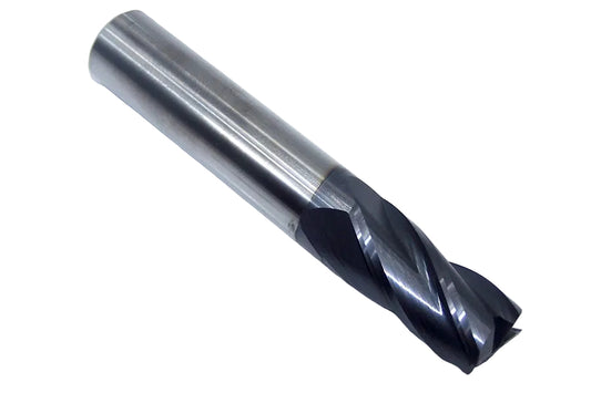 30022 Kyocera SGS 1/2" Carbide End Mill 4 Flute SQ AlTiN Coated .5000" Diameter 1.00" Flute 3.00" Length .500" Shank