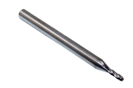 30108 Kyocera SGS 1/16" Carbide 4 Flute End Mill Ball .0625" Diameter .188" Flute 1.50" Overall Length .125" Shank