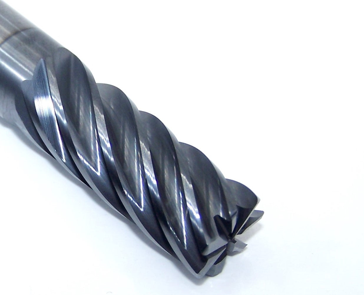 30207 Gorilla Mill 1/2" Carbide 7 Flute End Mill .030" Radius .500" Diameter 1.25" Flute 3" Length .500" Shank  GMS2 Coat
