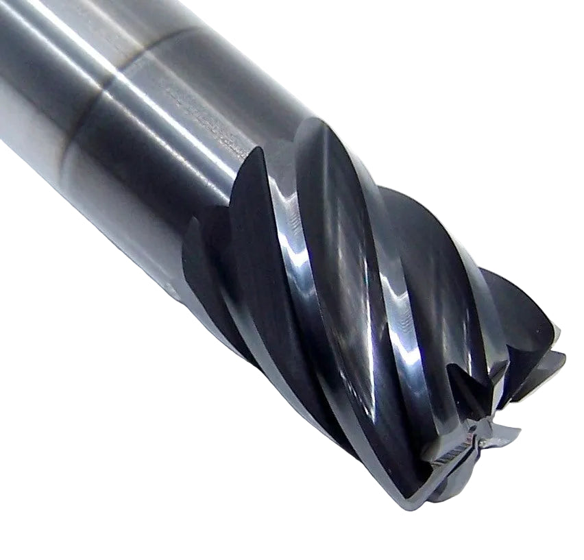 30237 Gorilla Mill 1/2" Carbide 7 Flute End Mill .030" Radius .500" Diameter .625" Flute 2.50" Length .500" Shank  GMS2 Coat