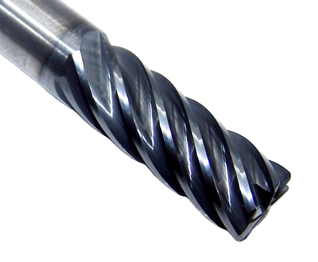 30399 Gorilla Mill 3/8" Carbide 7 Flute End Mill .030" Radius .375" Diameter 1.00" Flute 2.50" Length .375" Shank  GMS2 Coat Baboon