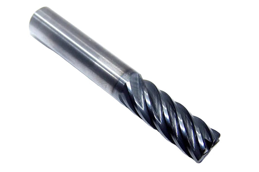 30399 Gorilla Mill 3/8" Carbide 7 Flute End Mill .030" Radius .375" Diameter 1.00" Flute 2.50" Length .375" Shank  GMS2 Coat Baboon