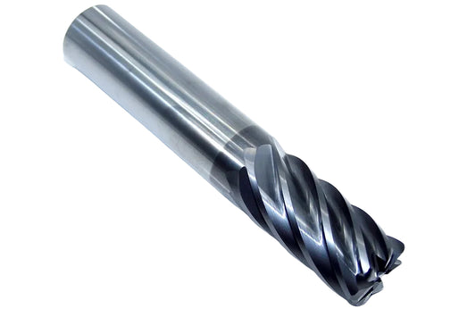 30601 Dura-Mill 5/8" Carbide 7 Flute End Mill .060" Radius .625" Diameter 1.25" Flute 3.25" Length .625" Shank  AlCrN Coat WhisperKut