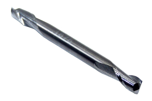 31521 Kyocera SGS 3/16" Carbide 2 Flute End Mill Square .1875" Diameter .375" Flute  2.00" Length .1875" Shank Double Ended