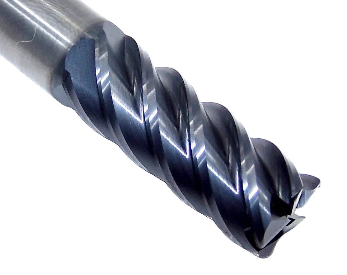 32575 Kyocera SGS 1/2" Carbide 5 Flute End Mill .030Radius AlTiN Coating  .500" Diameter 1.25" Flute 3.00" Length .500" Shank  V-Carb