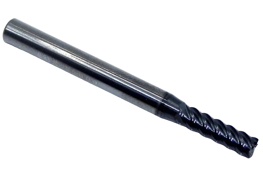 32609 Kyocera SGS 5/32" Carbide 5 Flute End Mill .010" Radius AlTiN Coating  .1562" Diameter .562" Flute 2.00" Length .1875" Shank  V-Carb