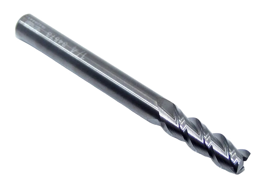 34573 YG1 1/4" Carbide 3 Flute End Mill  SQ General Purpose .250" Diameter .750" Flute 2.50" OAL .250" Shank