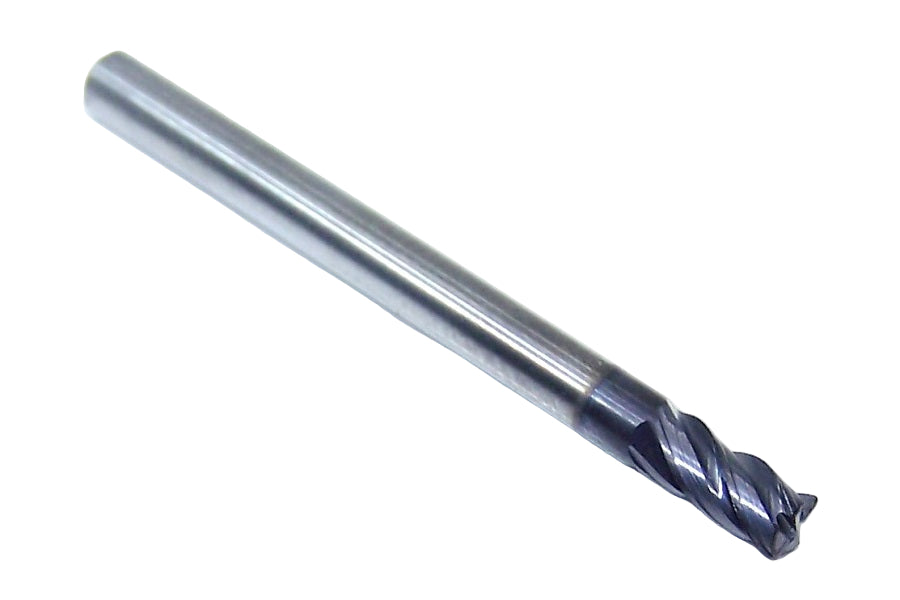 36505 Kyocera SGS 1/8" Carbide 4 Flute End Mill .015" Radius .125" Diameter .250" Flute1.50" Length .125" Shank  Z-Carb