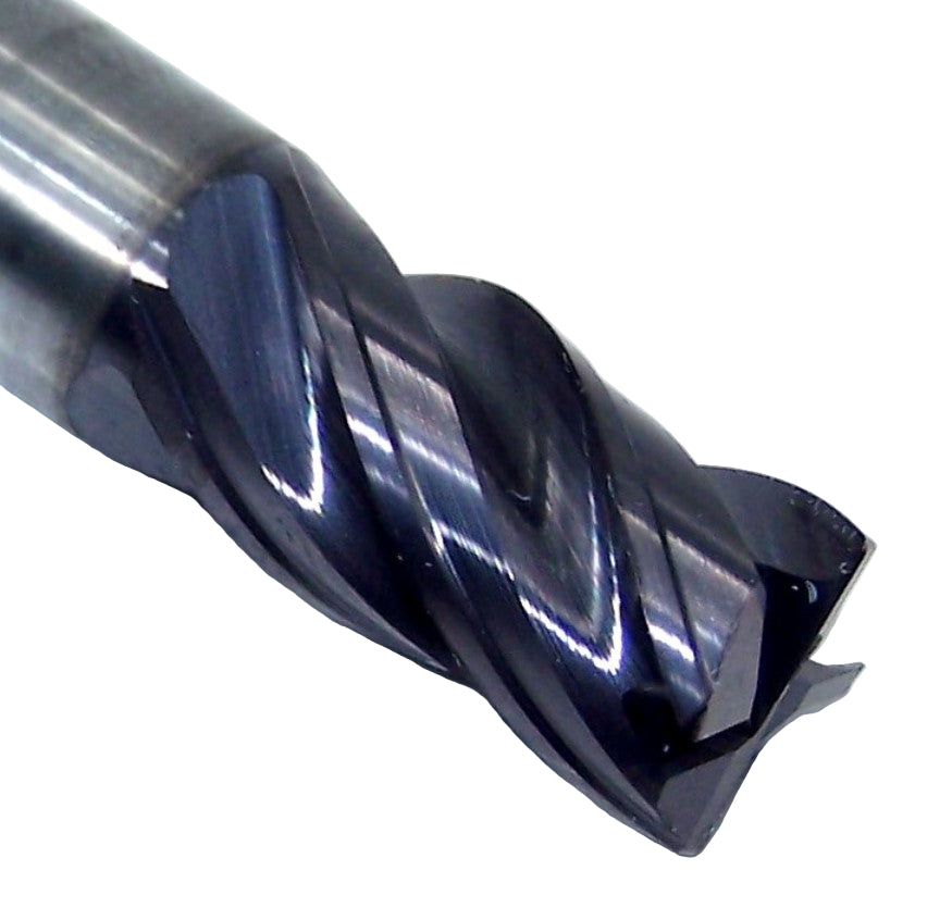 36513 Kyocera SGS 3/8" Carbide 4 Flute End Mill .020" Radius .375" Diameter .625" Flute 2.00" Length .375" Shank  Z-Carb