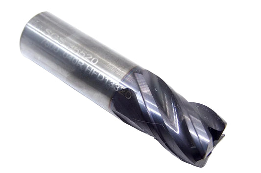 36520 Kyocera SGS 3/4" Carbide 4 Flute End Mill .040" Radius .750" Diameter 1.00" Flute 3.00" Length .750" Shank  Z-Carb AP