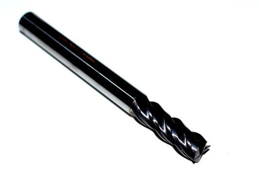 36596 Kyocera SGS 1/4" Carbide 4 Flute End Mill SQ .250" Diameter .750" Flute 2.50" Length .250" Shank  Z-Carb ZAP