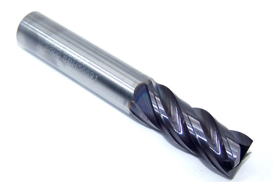 36597 Kyocera SGS 1/2" Carbide 4 Flute End Mill SQ .500" Diameter 1.25" Flute 3.25" Length ..500" Shank  Z-Carb