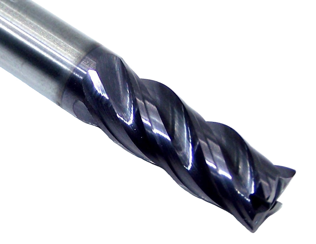 36724 Kyocera SGS 5/16" Carbide 4 Flute End Mill .015" Radius .3125" Diameter 0.813" Flute 2.50" Length .3125" Shank  Z-Carb AP