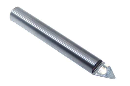 37-09 Onsrud 60° Carbide Tip V Groove Router Bit .040" Tip .250" Diameter .500" Flute 2.00" Length .250" Shank