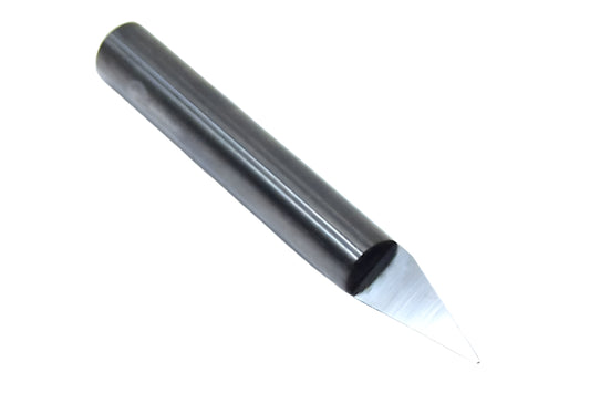 37-21 Onsrud 30° Carbide Tip V Groove Router Bit .005" Tip .250" Diameter 2.00" Length .250" Shank