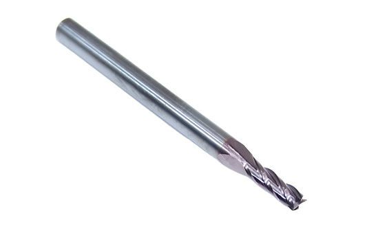 39011 Kyocera SGS 3/32" Carbide 4 Flute End Mill SQ TiCN  .0938" Diameter .281" Flute 1.50" Length .125" Shank