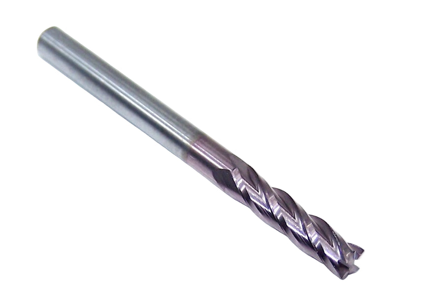 39015 Kyocera SGS 1/8" Carbide End Mill 4 Flute SQ TiCN Coated .1250" DIA .500" Flute 1.50 Length .125" Shank