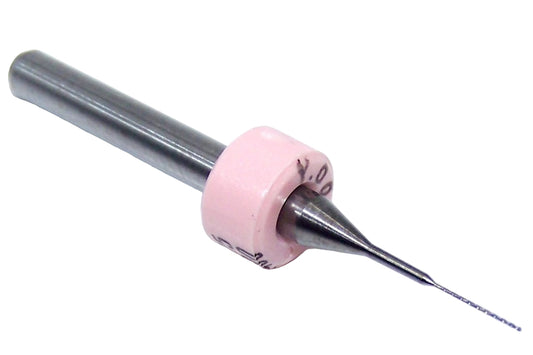 400.0098.220 Kyocera 0.25mm Carbide 2 Flute Drill PCB Type .0098" Diameter .220" Flute 1.50" Length .125" Shank