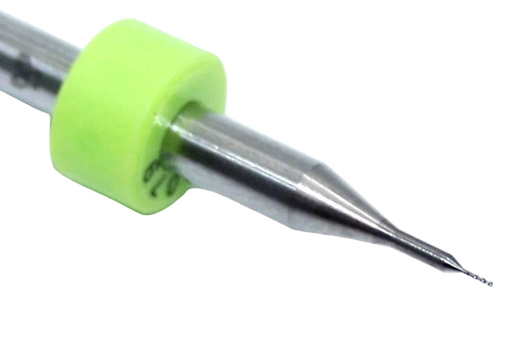 405.0079.050 Kyocera 0.20mm Carbide 2 Flute Pilot Drill PCB Type .0079" Diameter .050" Flute 1.50" Length .125" Shank