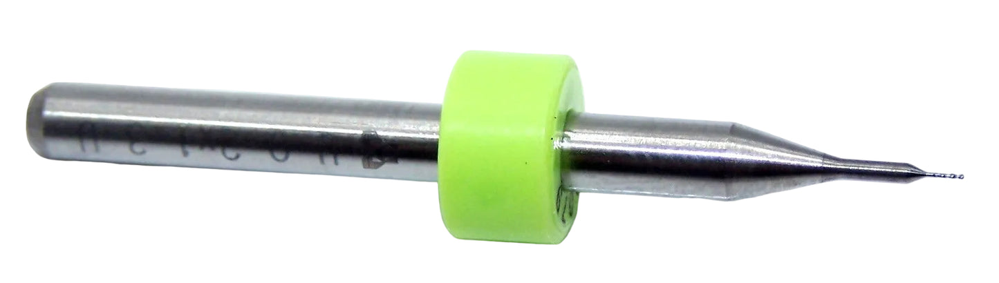 405.0079.050 Kyocera 0.20mm Carbide 2 Flute Pilot Drill PCB Type .0079" Diameter .050" Flute 1.50" Length .125" Shank