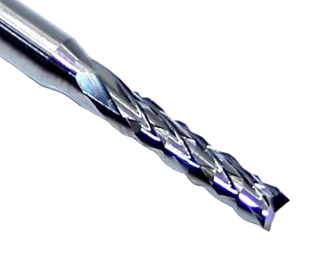 4100-0945.394 Kyocera 2.40mm Carbide Diamond-Cut Router Burr Fishtail .0945" Diameter .394" Flute 1.50" Length .125" Shank
