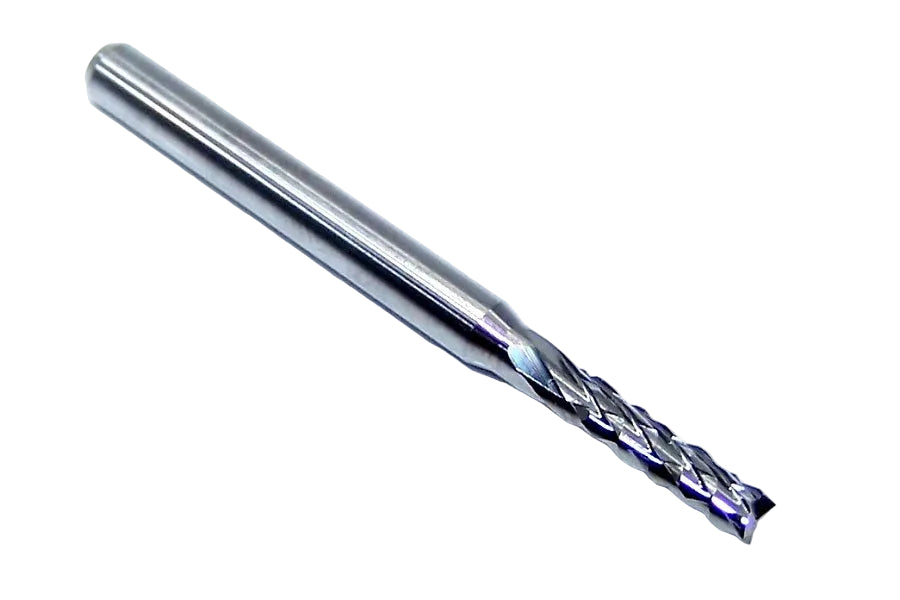 4100-0945.394 Kyocera 2.40mm Carbide Diamond-Cut Router Burr Fishtail .0945" Diameter .394" Flute 1.50" Length .125" Shank