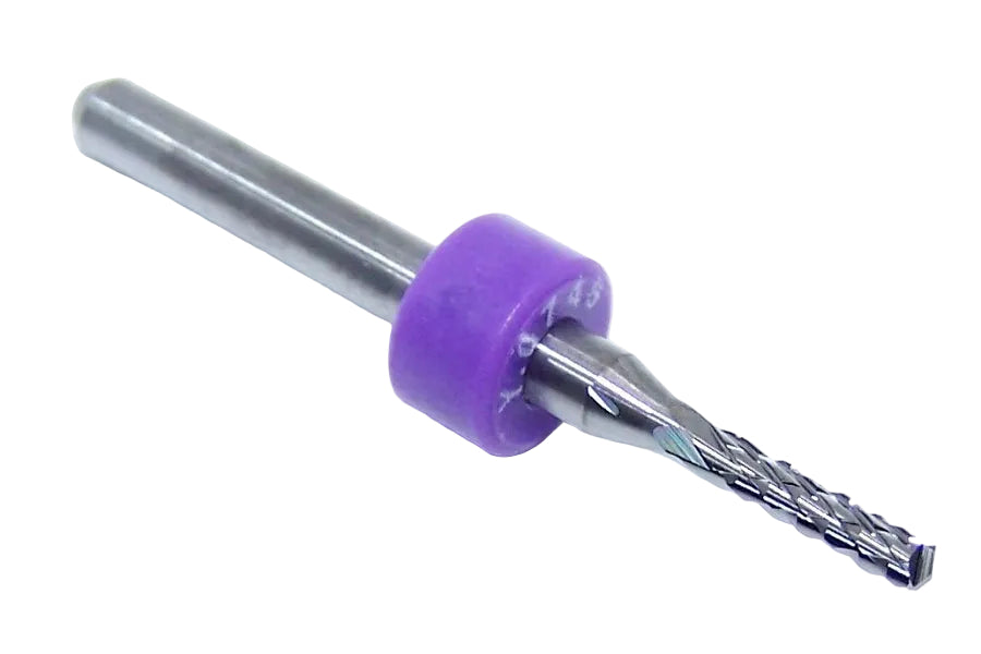 4100.0748.315D Kyocera 1.90mm Carbide Diamond-Cut Router Burr Drill Point .0748" Diameter .315" Flute 1.50" Length .125" Shank