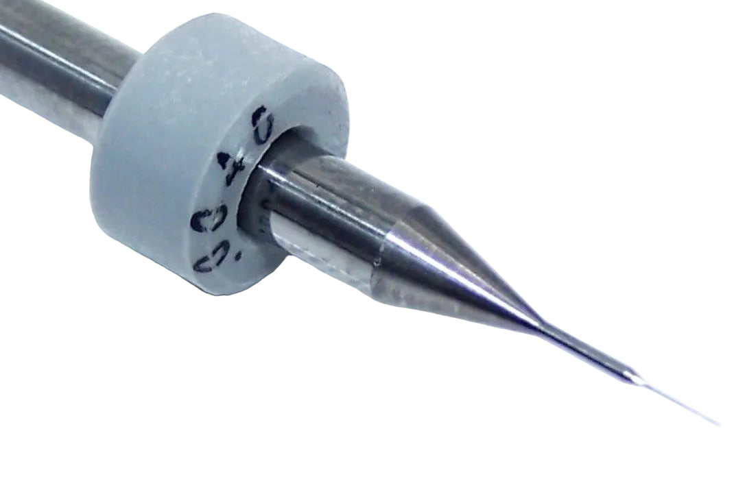 421.0040.095G Kyocera 0.10mm Carbide 2 Flute Drill PCB Undercut Hybrid .0040" Diameter .095" Flute 1.50" Length .125" Shank