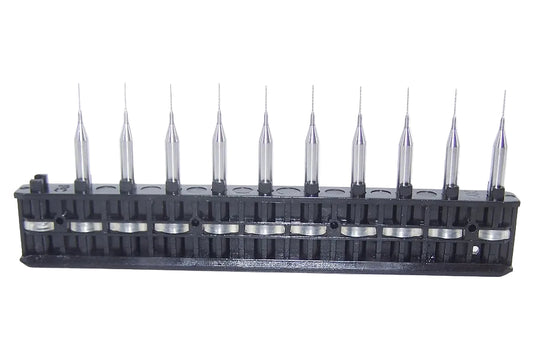430-0098.217EC Kyocera 0.25.mm Carbide 2 Flute Drill PCB Undercut Hybrid .0098" Diameter .217" Flute 1.50" Length .125" Shank (pack of 10)