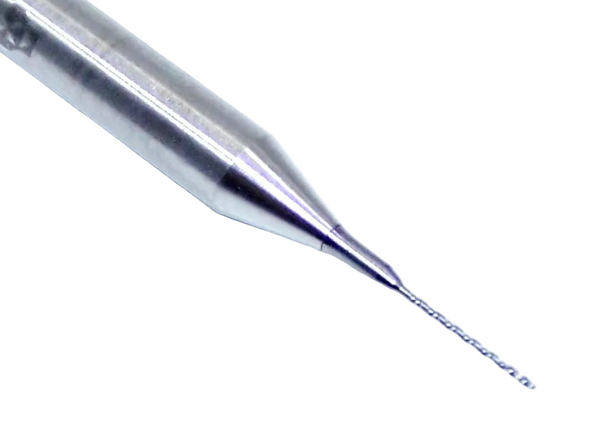 430-0118.217EC Kyocera 0.30.mm Carbide 2 Flute Drill PCB Undercut Hybrid .0118" Diameter .217" Flute 1.50" Length .125" Shank (pack of 10)