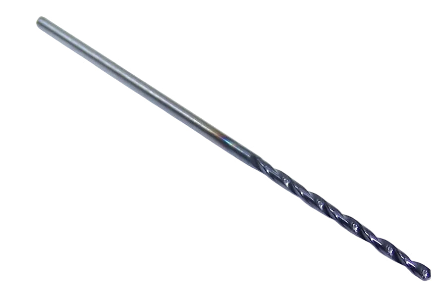 450-400394B GWS Monster 1.00mm Carbide 2 Flute Drill .0394" Diameter .630" Flute 1.50" Length .0394" Shank 118° Point Jobber Drill