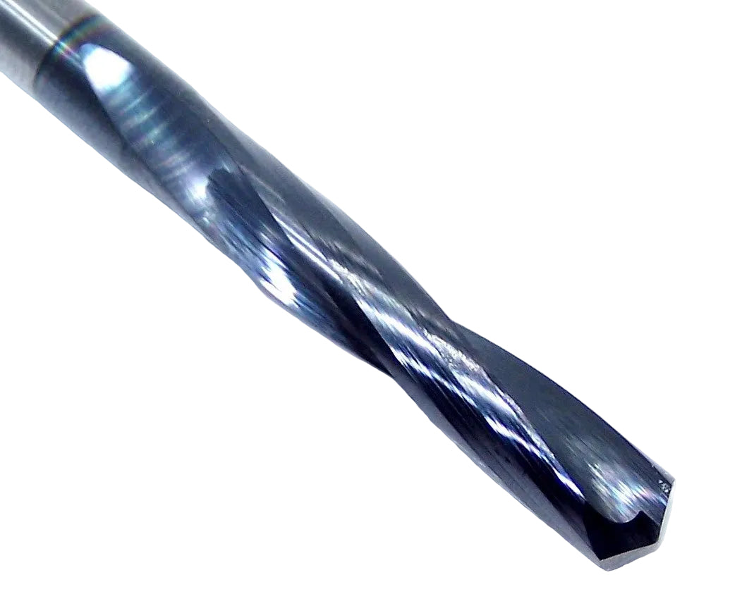 460-102500B Monster Tool 1/4" Carbide 2 Flute Drill AlTiN Stub .250" Diameter 1.375" Flute 2.50" Length .250" Shank