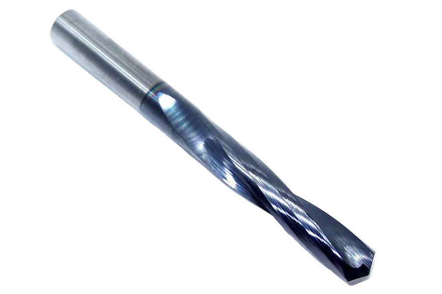 460-102500B Monster Tool 1/4" Carbide 2 Flute Drill AlTiN Stub .250" Diameter 1.375" Flute 2.50" Length .250" Shank