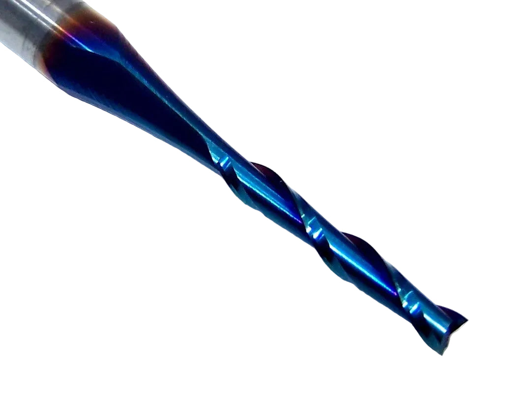 46125-K Amana Tool 1/8" Carbide 2 Flute Up-Cut Router Spectra Coated .1250" Diameter .8125" Flute 2.50" Length .250" Shank