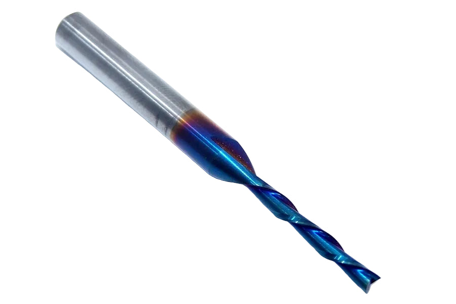 46225-K Amana Tool 1/8" Carbide 2 Flute Down-Cut Router Spectra Coated .1250" Diameter .8125" Flute 2.50" Length .250" Shank