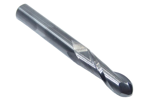 50584 YG1 3/8" Carbide 2 Flute End Mill Ball End .375" Diameter 1.125" Flute  3.00" Length .375" Shank