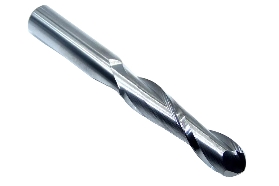 50593 YG1 1/2" Carbide 2 Flute End Mill Ball End .500" Diameter 2.00" Flute  4.00" Length .500" Shank