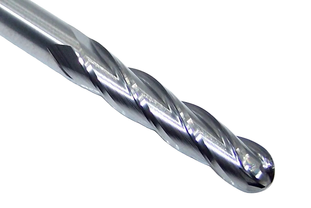 51573 YG1  1/4" Carbide 4 Flute End Mill Ball End .250" Diameter 1.125" Flute 3.00" Length .250" Shank