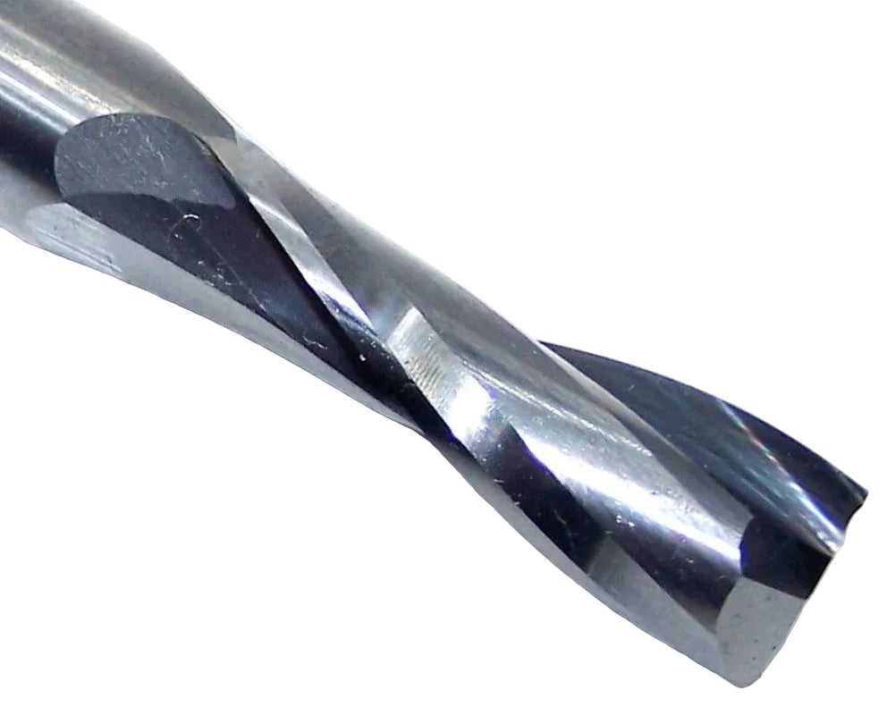 52-709 Onsrud Carbide 2 Flute Router End Mill High Helix .375" Diameter 1.00" Flute 3.00" OAL .375" Shank for Soft Plastic and Wood