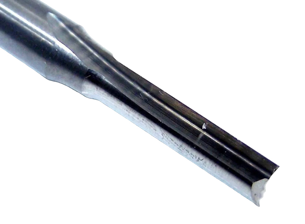 56-260 Onsrud 1/2" Carbide 2 Flute Straight V Flute Router .1875" Diameter .750" Flute 2.00" Length .250" Shank