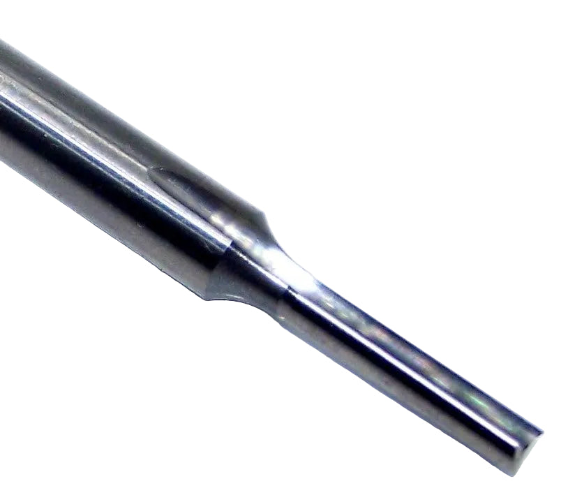 56-614 Onsrud 1/8" Carbide 2 Flute Router Straight "O" Flute .125" Diameter .625" Flute 4.00" Length .250" Shank