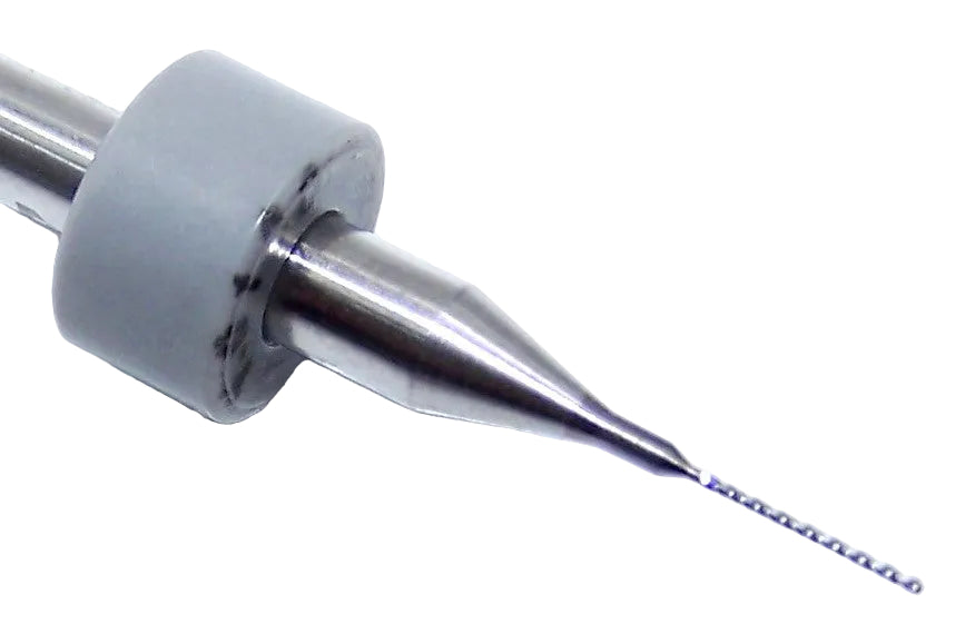 560.0130.220 Kyocera #81 Carbide 2 Flute Drill PCB Type .0130" Diameter .220" Flute 1.50 Length .125" Shank 130° Point