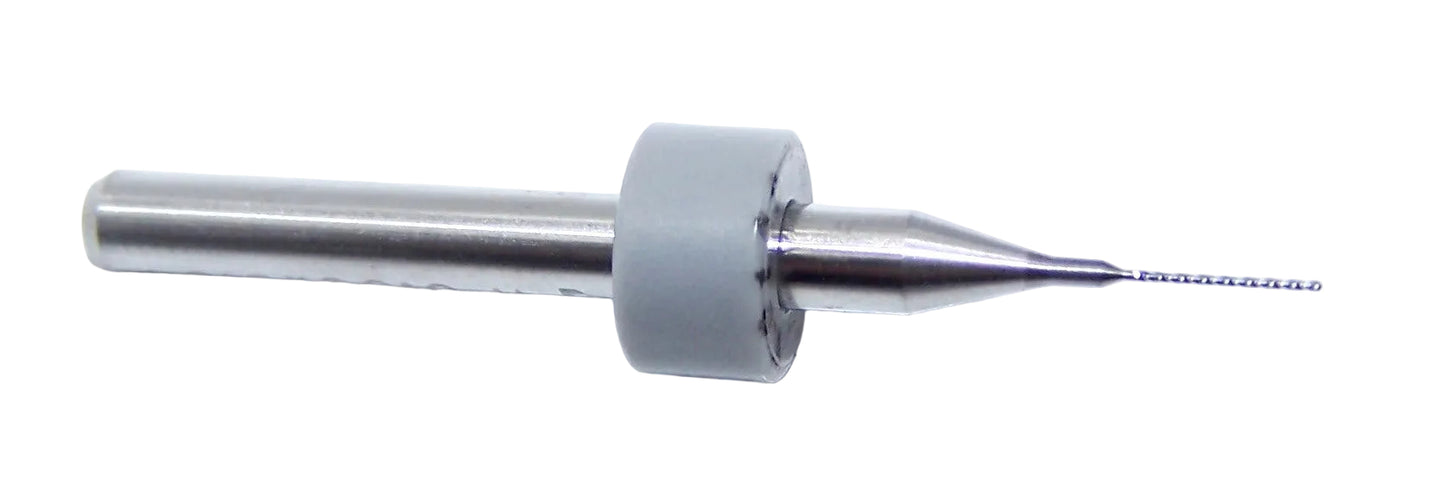 560.0130.220 Kyocera #81 Carbide 2 Flute Drill PCB Type .0130" Diameter .220" Flute 1.50 Length .125" Shank 130° Point