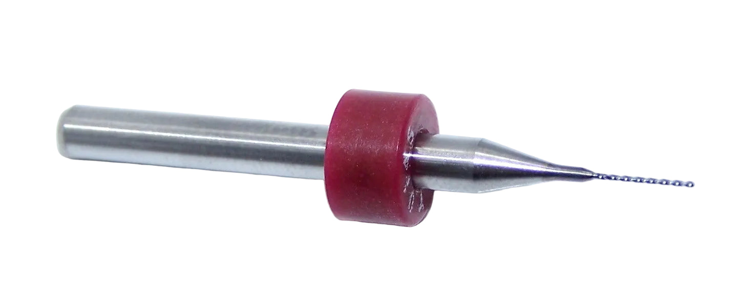 560.0145.220 Kyocera #79 Carbide 2 Flute Drill PCB Type .0145" Diameter .220" Flute 1.50" Length .125" Shank 130° Point