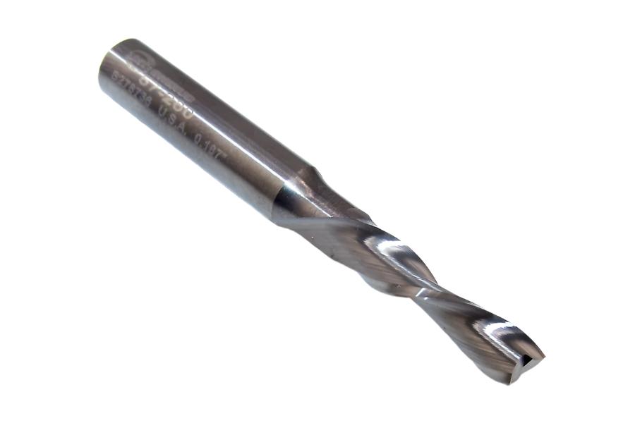 57-260 Onsrud 3/16" Carbide Down Cut Router 2 Flute .1875" Diameter 0.7500" Flute 2.00" Length .250" Shank