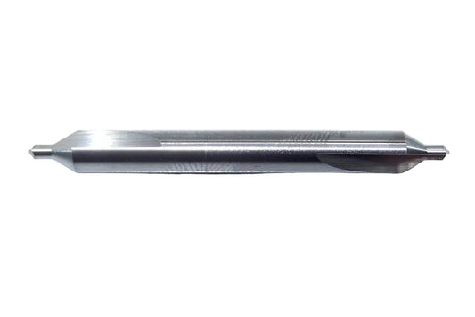 57008 SGS #2 Carbide Center Drill 2 Flute  0.0781" Diameter .562" Flute 1.87" Length .1875 Shank 118° Point Double End