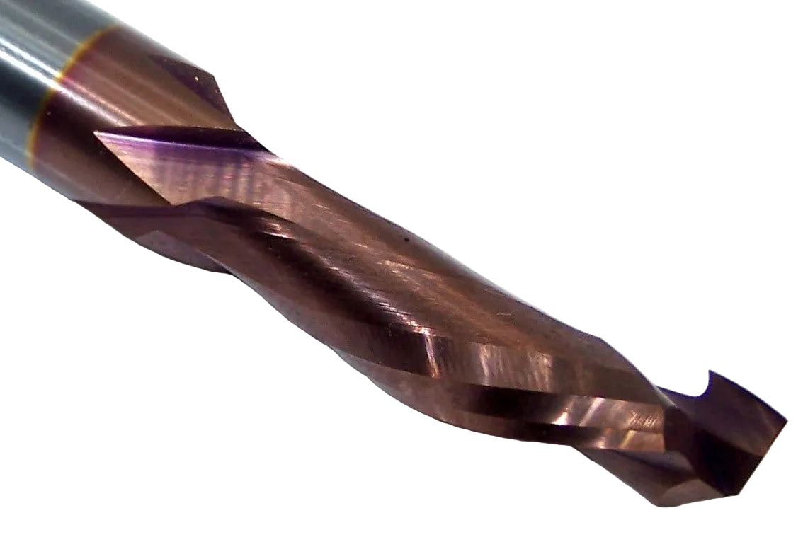 60-120MC Onsrud 3/8" Carbide Compression Router 1 Flute Marathon Coated .375" Diameter  1.125" Total Flute 3.00" Length .375" Shank for Laminated Materials