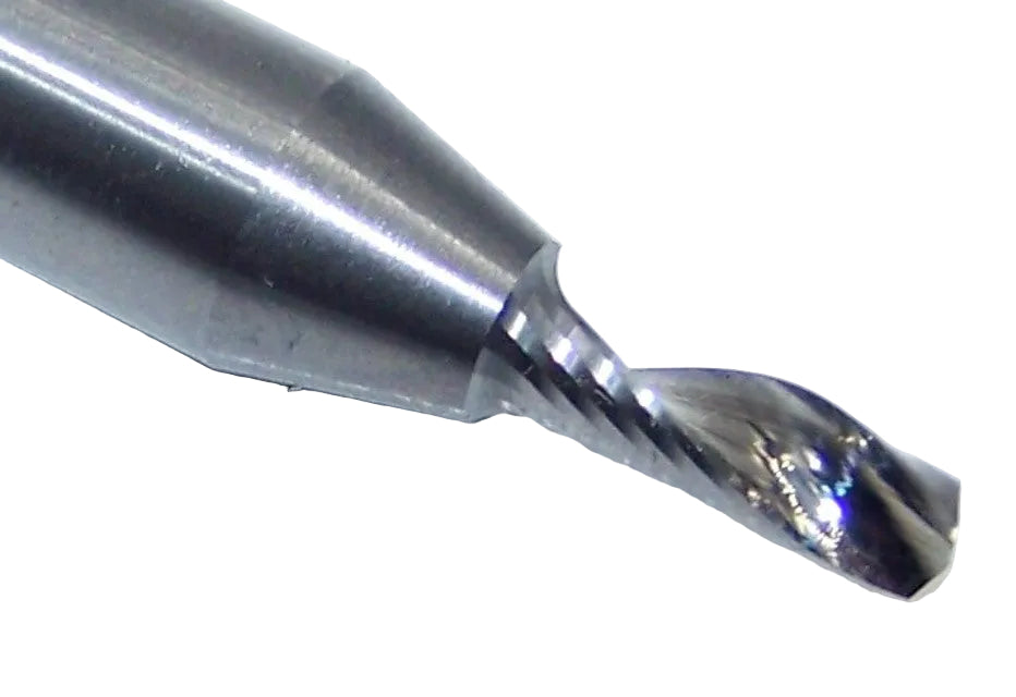 63-305 Onsrud 1/8" Carbide 1 Flute Router O Flute for Aluminum .125" Diameter .313" Flute 1.50" Length .250" Shank