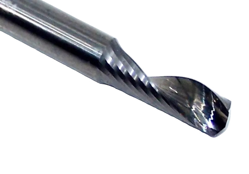 63-309 Onsrud 3/16" Carbide 1 Flute Router O Flute for Aluminum .1875" Diameter .500" Flute 2.00" Length .1875" Shank